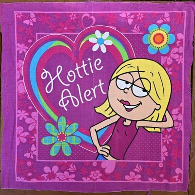 Disney Lizzie McGuire Vintage Y2K Bastelstoff Hottie Alert Rosa Panel Nähen