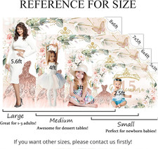 Quinceanera Birthday Backdrop for Sweet Girl Mis Quince Anos 15th Birthday Party