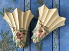 Vintage McCoy Pottery Wall/Pocket Blossomtime Vases – Pair