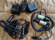 Mixed Lot Of Cell Phone Car Chargers Wall Chargers Power Cords OEM Accessories
