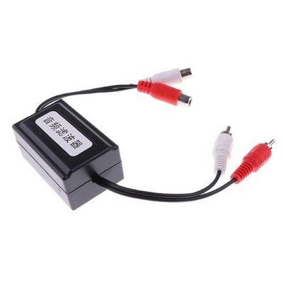 2 RCA Bis 2 RCA Ground Loop Isolator Rausch-Audiofilter Für Car Home Stereo