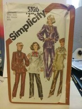 SIMPLICITY PATTERN 5326 PULLOVER TUNIC TOP PULL ON PANTS SIZES 22 24 UNCUT
