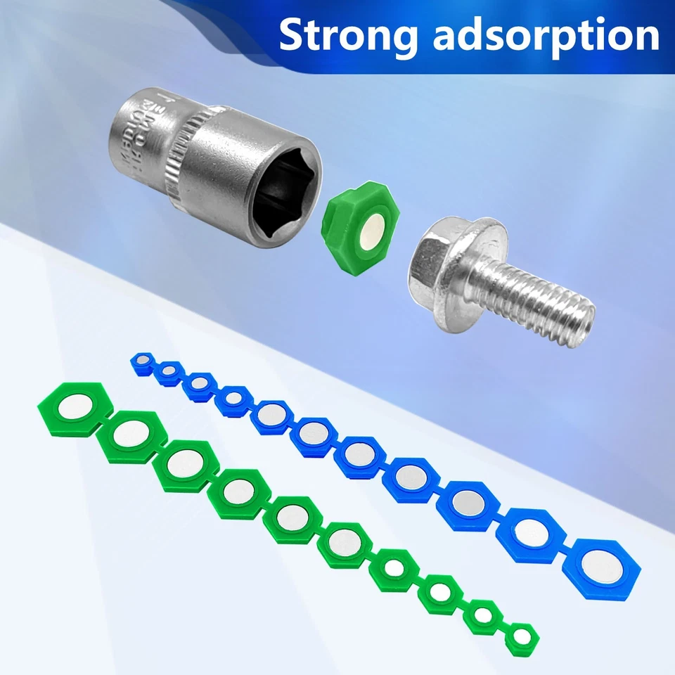 21pcs Magnetic Socket Inserts Tool Set SAE and Metric Sets 8-19mm & 5/16"-7/8" - Image 4 of 4