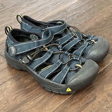 KEEN Boys Navy Blue Newport H2 Waterproof Water Sports Sandals Youth Sz. 2