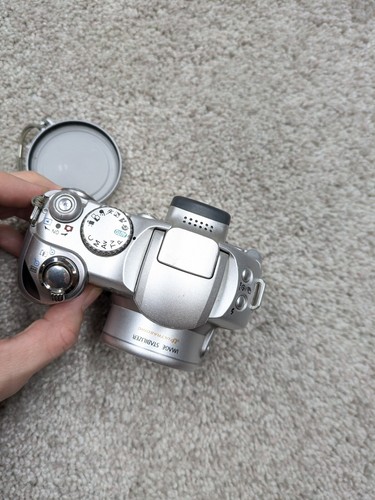 Canon PowerShot S1 IS Silver 3.2 MP 10x Zoom Digital Ultrasonic Flip Screen - Picture 6 of 15