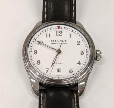 Bremont Airco Mach 2-WH Watch White Dial Black Leather 40mm Automatic FINAL SALE