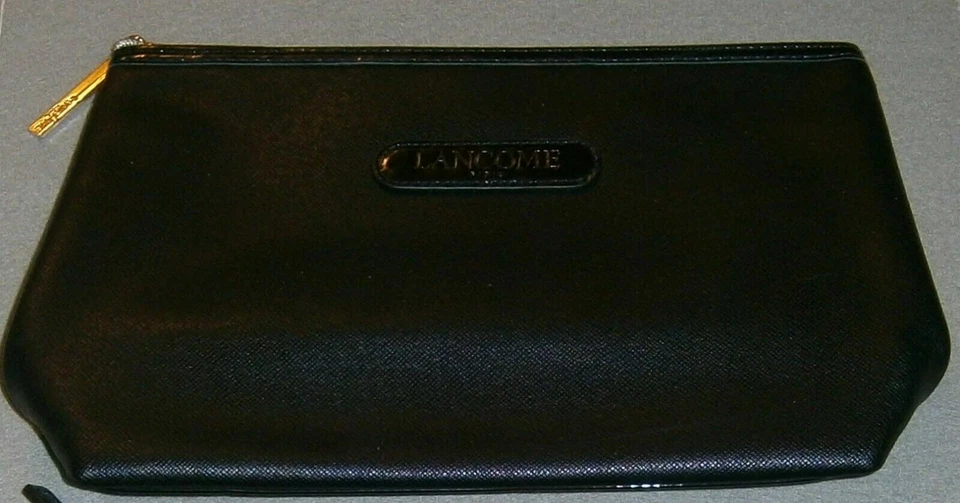 Bolso LANCOME PARIS Negro COSMÉTICOS/MAQUILLAJE con Cierre de Cremallera DORADA Foto 2 de 4