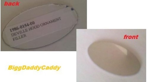 Cadillac DEVILLE 2000 01 02 03 04 2005 HOOD ORNAMENT ELIMINATOR!! - 第 2/2 張圖片