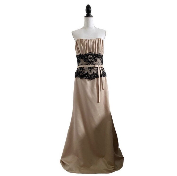 Gorgeous Formal Cream And Black Dress 14 | eBay