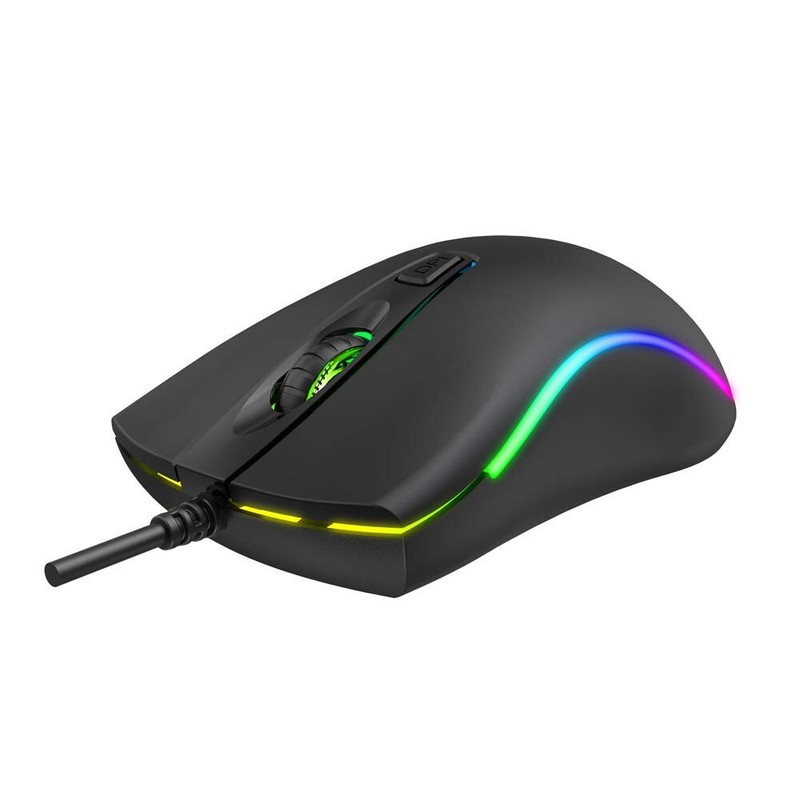 Gaming Mouse 7 Colour RGB LED Wired USB Mice Lightweight For PC Laptop UK