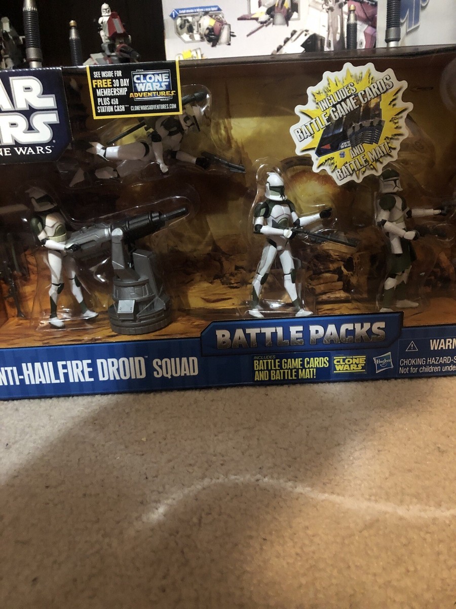 Star Wras The Clone Wars Anti-Hailfire Droid Squad! Brand Star Wras The Clone Wars Anti-Hailfire Droid Squad! Brand