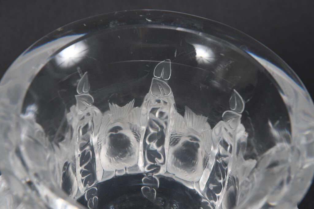 J97K25 Lalique Dampierre Glas Vase eBay