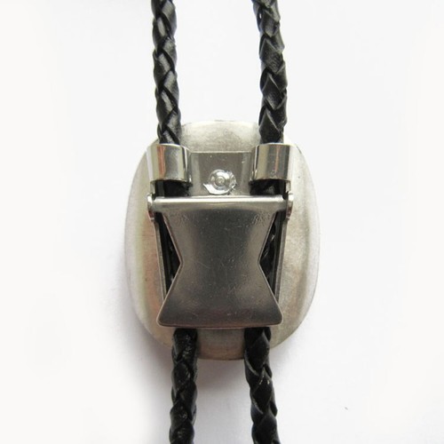 Vintage Silver Plated Cowboy Boots Cap Western Bolo Tie also Stock in the US - Picture 7 of 7