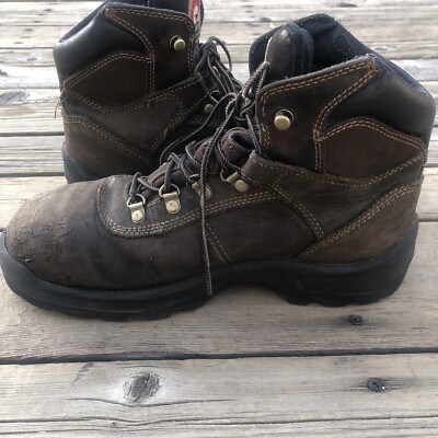 Red Wing Irish Setter Work Boots Men's 8.5 Ely Safety STEEL TOE