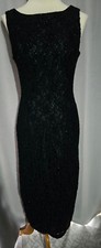 Ladies Black Sparkling Dress. Size 6-8