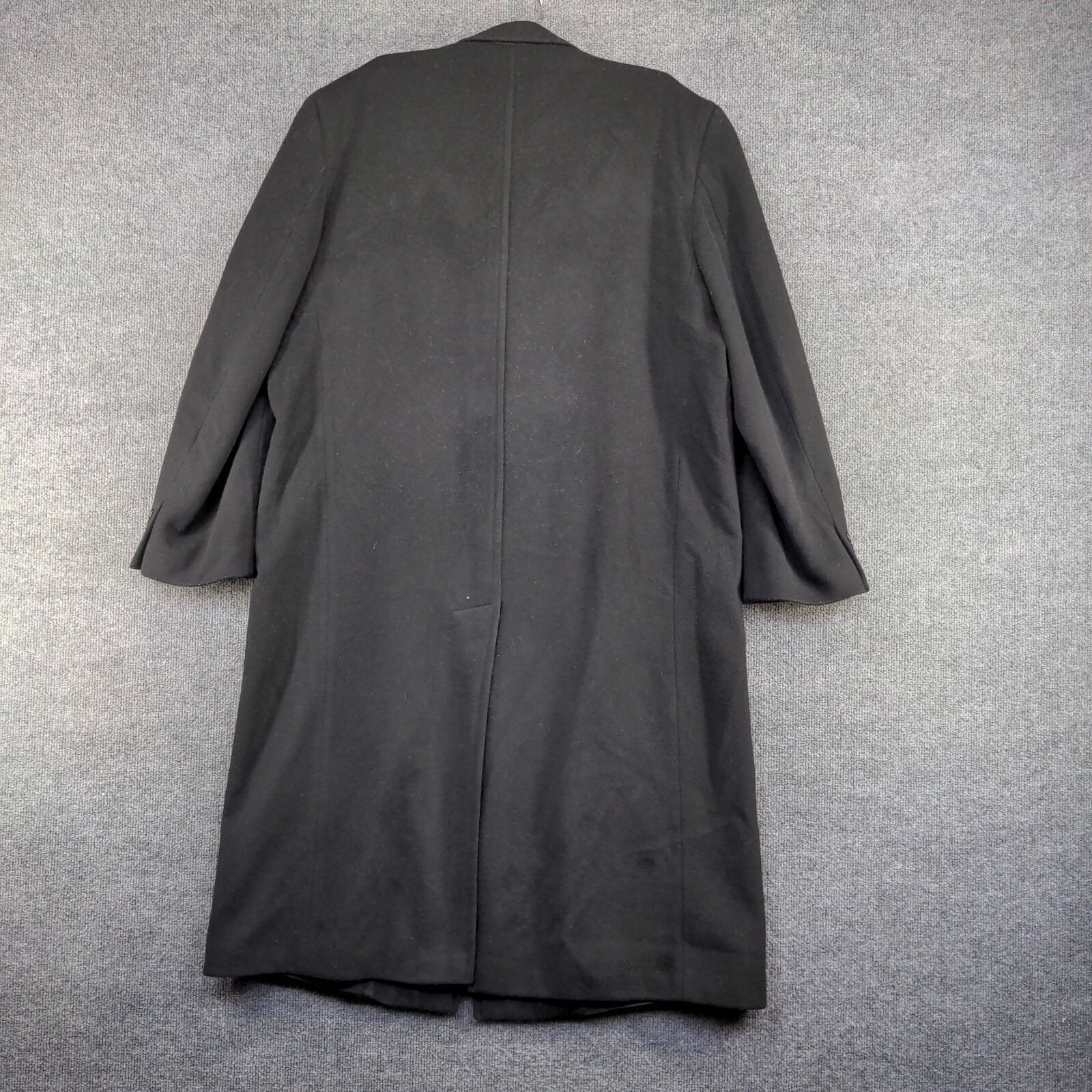 Kasper Men's Button-Up Coat Solid Black 50x48 Cas… - image 7