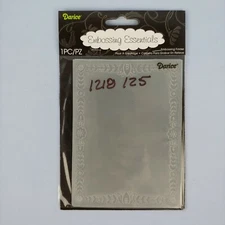 Darice Embossing Essentials Folder 1218-125 Floral Border Craft Scrapbooking