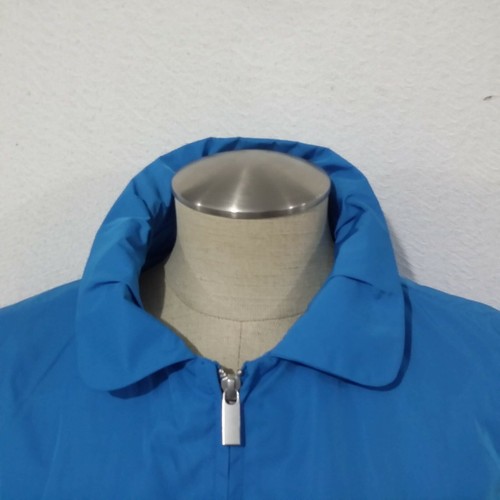 BANANA REPUBLIC BLUE ZIP LIGHT JACKET COAT Lined M - Picture 3 of 12