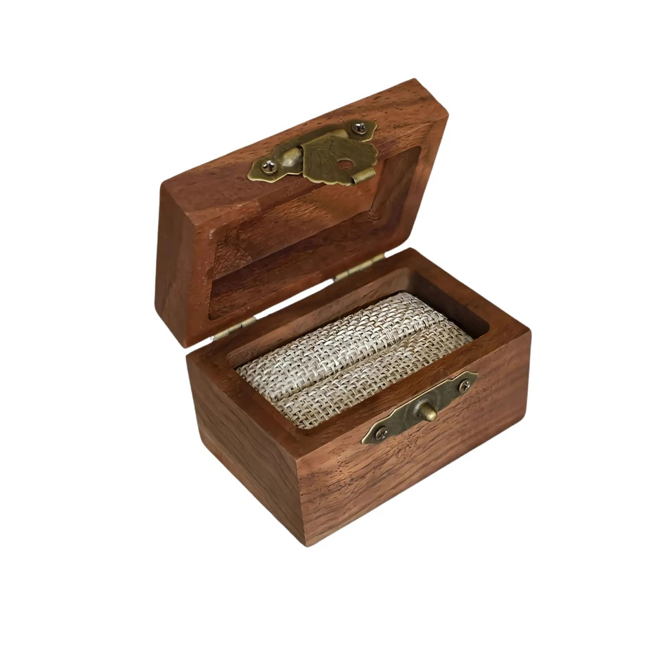 Anillo de boda ecológico de tungsteno martillado de ágata musgo para hombre ajuste cómodo - 8 mm Foto 3 de 4