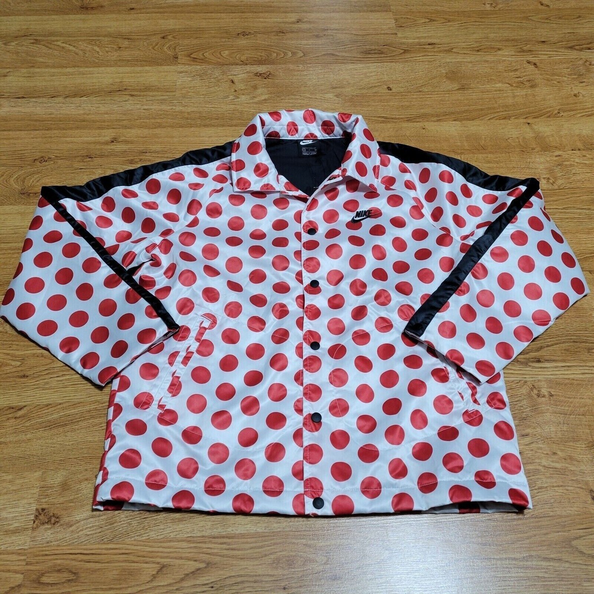Nike Sportswear JDI Jacket Red Polka Dot Just Do It BV5539-657