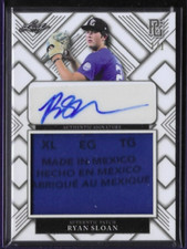 RYAN SLOAN 2023 Leaf Perfect Game RC XRC Auto 2 Color Patch 1/1