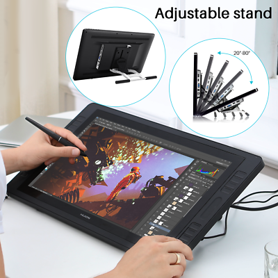 HUION KAMVAS PRO 20 2019 Graphic Drawing Monitor Touch Bar Tilt