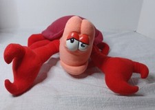 Vintage Sebastian Soft Toy   Disney Little Mermaid Plush, Made in Korea