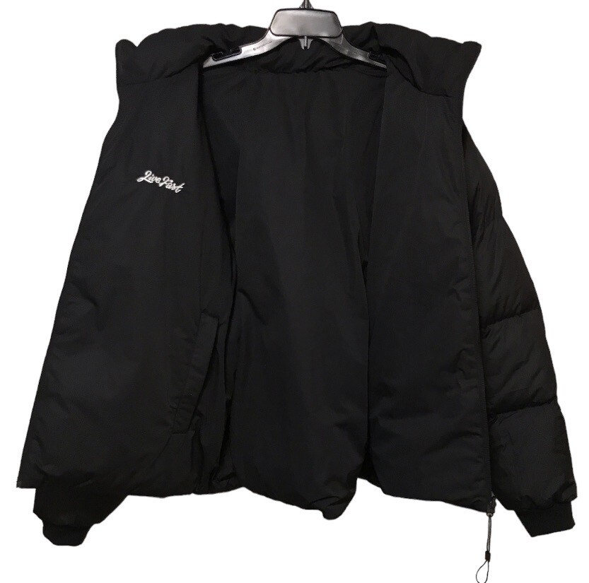 Live Fast Full Zip Puffer Reversible Jacket Men's Size L (XL-XXL