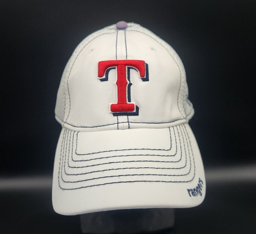 New Era Texas Rangers Fitted Baseball Cap/Hat w/ Red T Men's Medium/Large