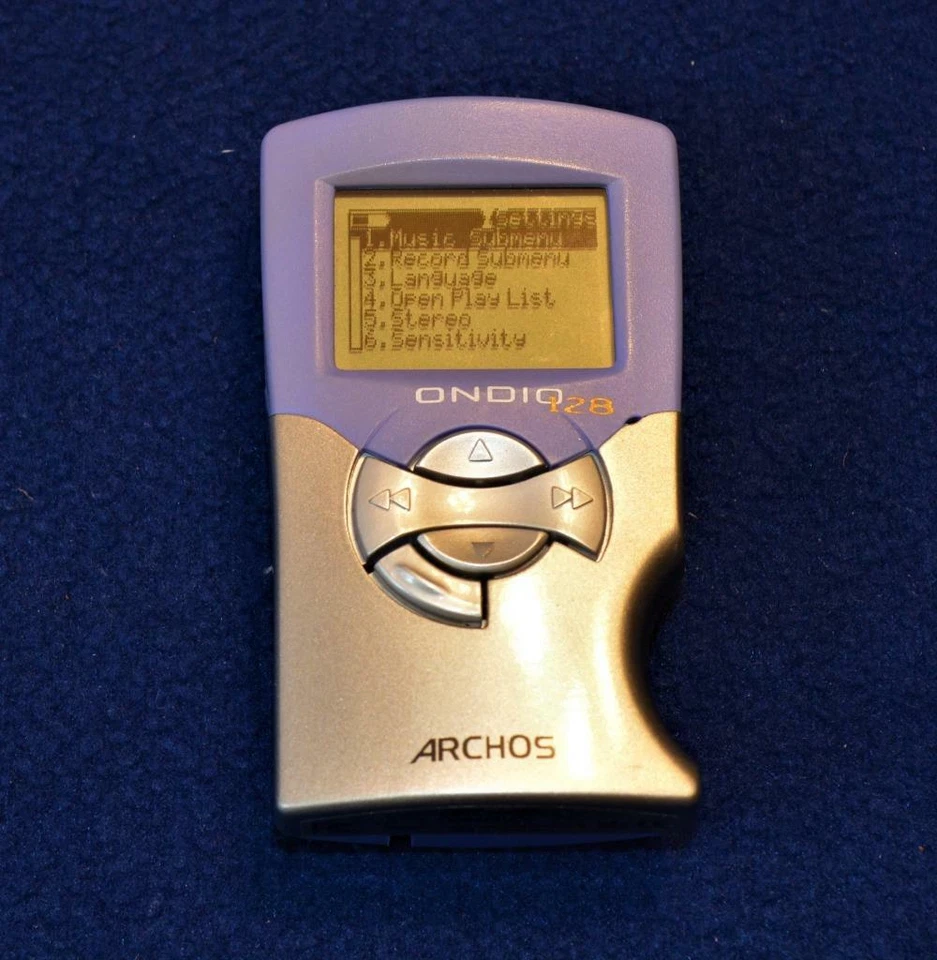 Archos Ondio 128Mb Radio FM Reproductor De MP3 Y Grabadora Con Funda Original - Imagen 2 de 3