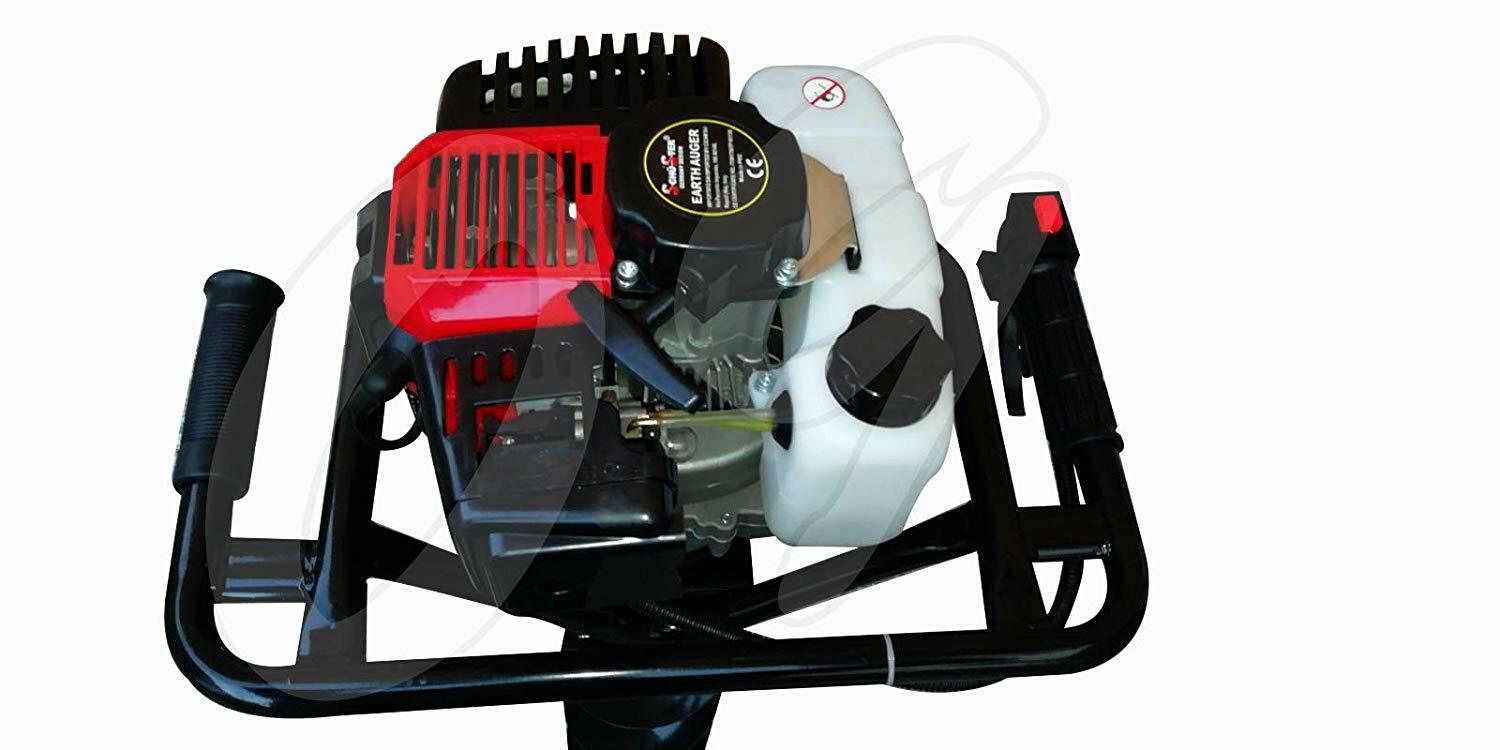 Mototrivella a Scoppio 52cc Professionale con Punta 15cm e Prolunga 40cm - 4