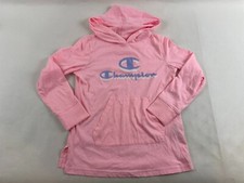 Champion Sweatshirt, Girls Size Large, Pink, Pullover, Hooded
