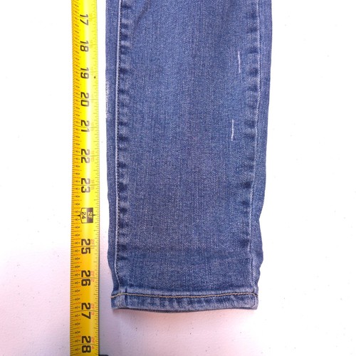 PAIGE Verdugo Ankle Womens Distressed Blue Jeans Size 29 ( Measures 29x27 ) - Picture 13 of 14