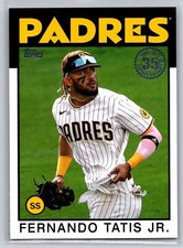 2021 Topps Update #86B-9 Fernando Tatis Jr. 1986 Topps 35th Anniversary