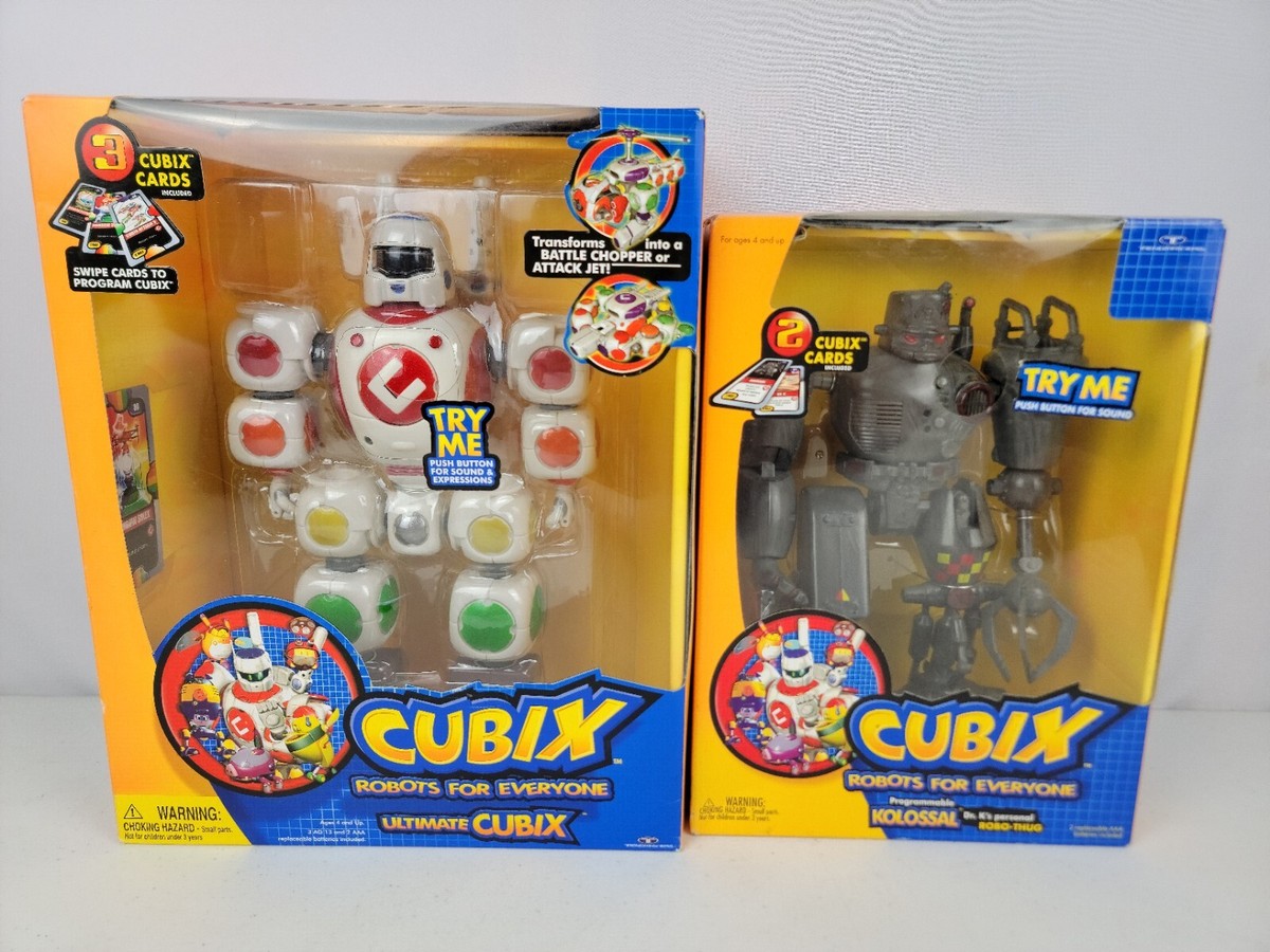 Kolossal /Cubix Robots For Everyone Super RARE action Figure -New