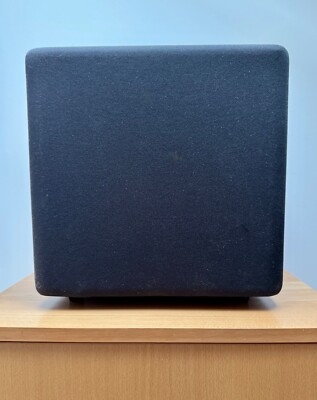 KEF Kube-1 Aktiver Subwoofer mit passivem Radiator-200 Watt-Schalldruck 111 dB