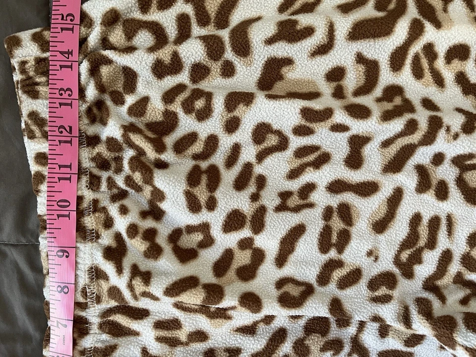Dearfoams Mujer Talla L Puños Dormir Pijama Pantalones Patrón Leopardo! Foto 4 de 4