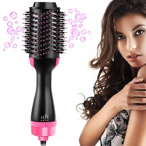 Secador De Pelo Profesional Cepillo 3 En 1 Plancha De Cabello Y Rizador  Ceramica | eBay