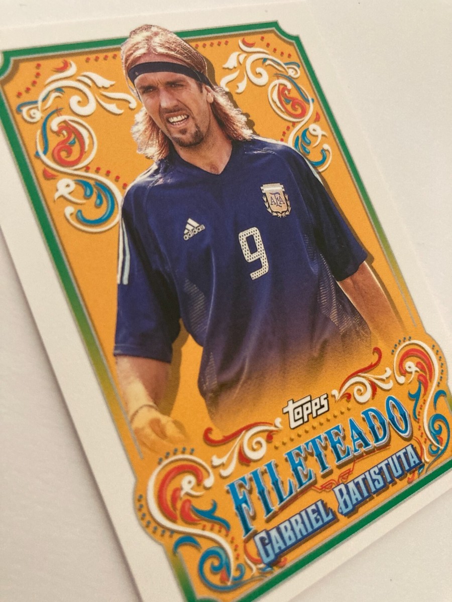 2022-23 Topps Fileteado soccer Argentina GABRIEL BATISTUTA FT-11