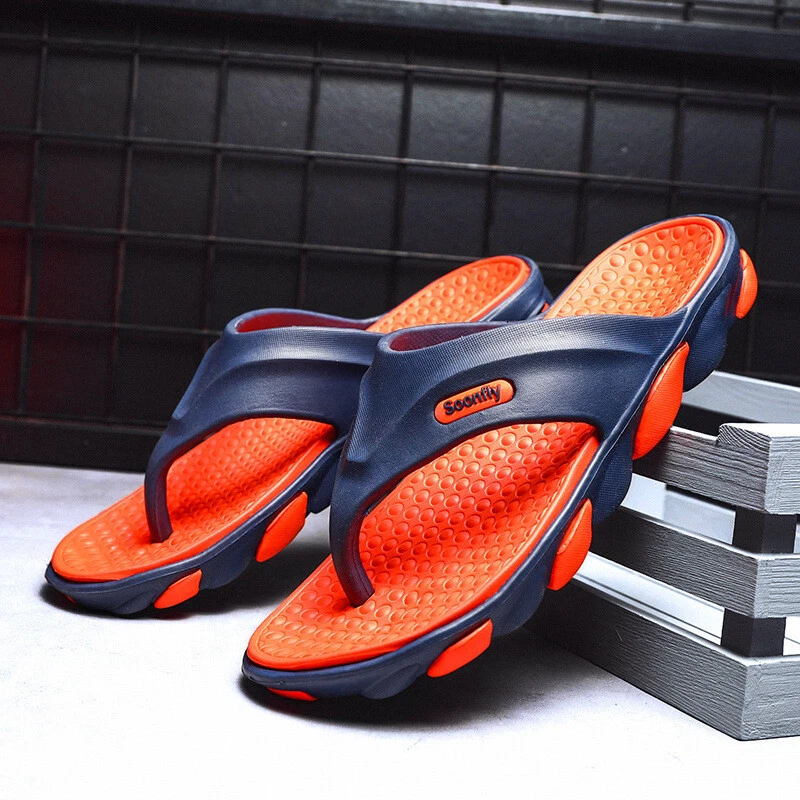 Mens Slippers Summer Outdoor Swim Beach Sandals Sports Flip Flops House Shoes
