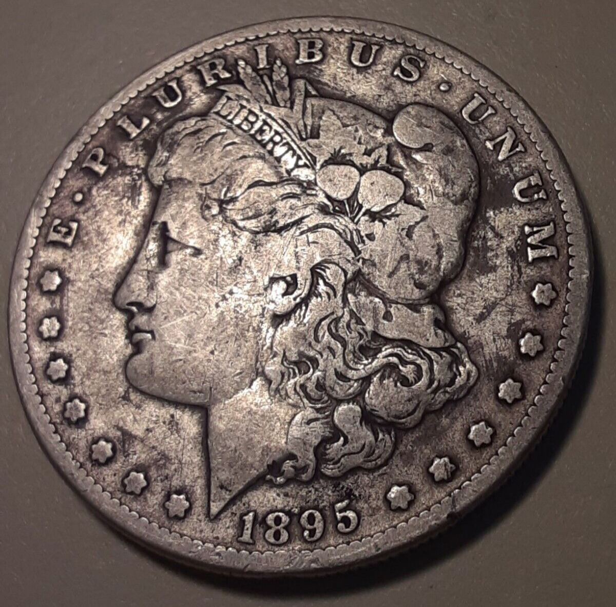 1895-S Morgan Silver Dollar 90% US $1 coin (#51-7315/8657) Mintage