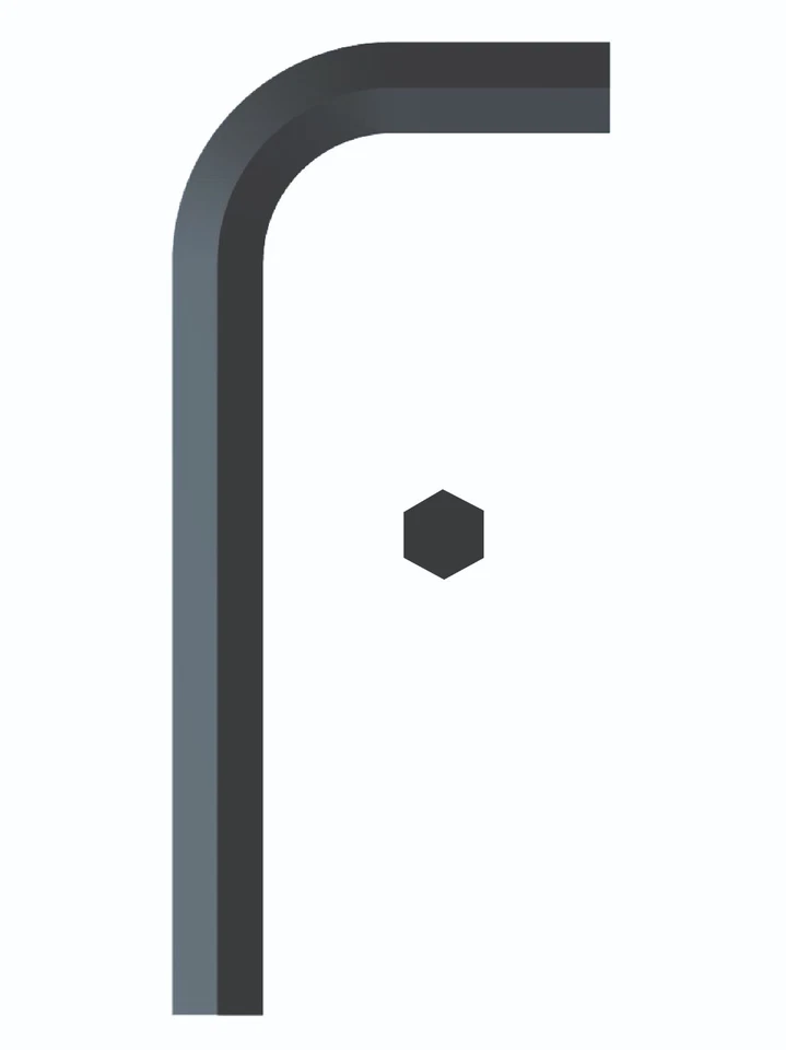 Eklind Metric Hex Wrench Key Set 9pc Black Finish 1.5-10 MM 10609 MADE IN USA - Image 3 of 4