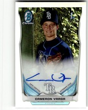 2014 Bowman Draft Cameron Varga Chrome Draft Pick Autographs Refractors #BCA-CVA
