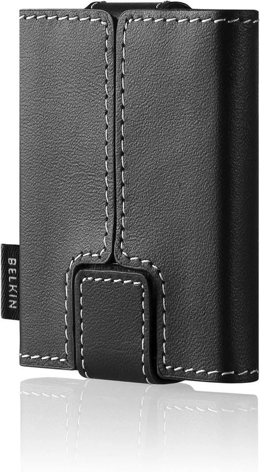 Funda protectora cómoda delgada suave duradera de cuero para iPod Nano 3G negra Foto 3 de 4