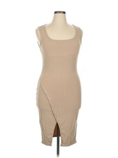 Cider Women Brown Cocktail Dress XL