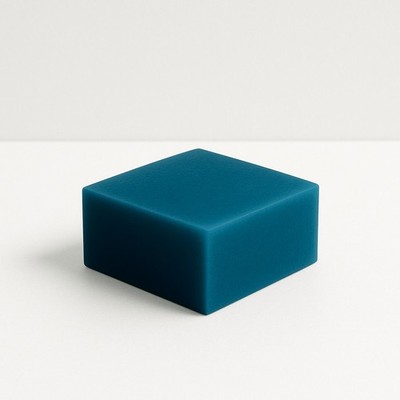 cyanotype blue photo overlay / translucent  encaustic paints  single 15ml block