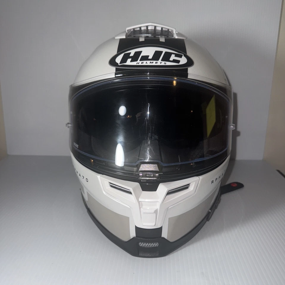 CASCO DE MOTOCICLETA HJC RPHA 70 ST PAIKA MC-5 BLANCO/NEGRO/GRIS XXL EXCELENTE Foto 2 de 4