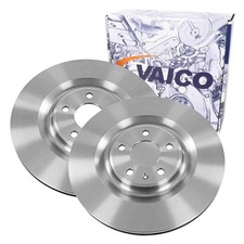 2x VAICO BREMSSCHEIBEN 350mm BELÜFTET HINTEN passend für AUDI A6 A8 E-TRON Q7 VW