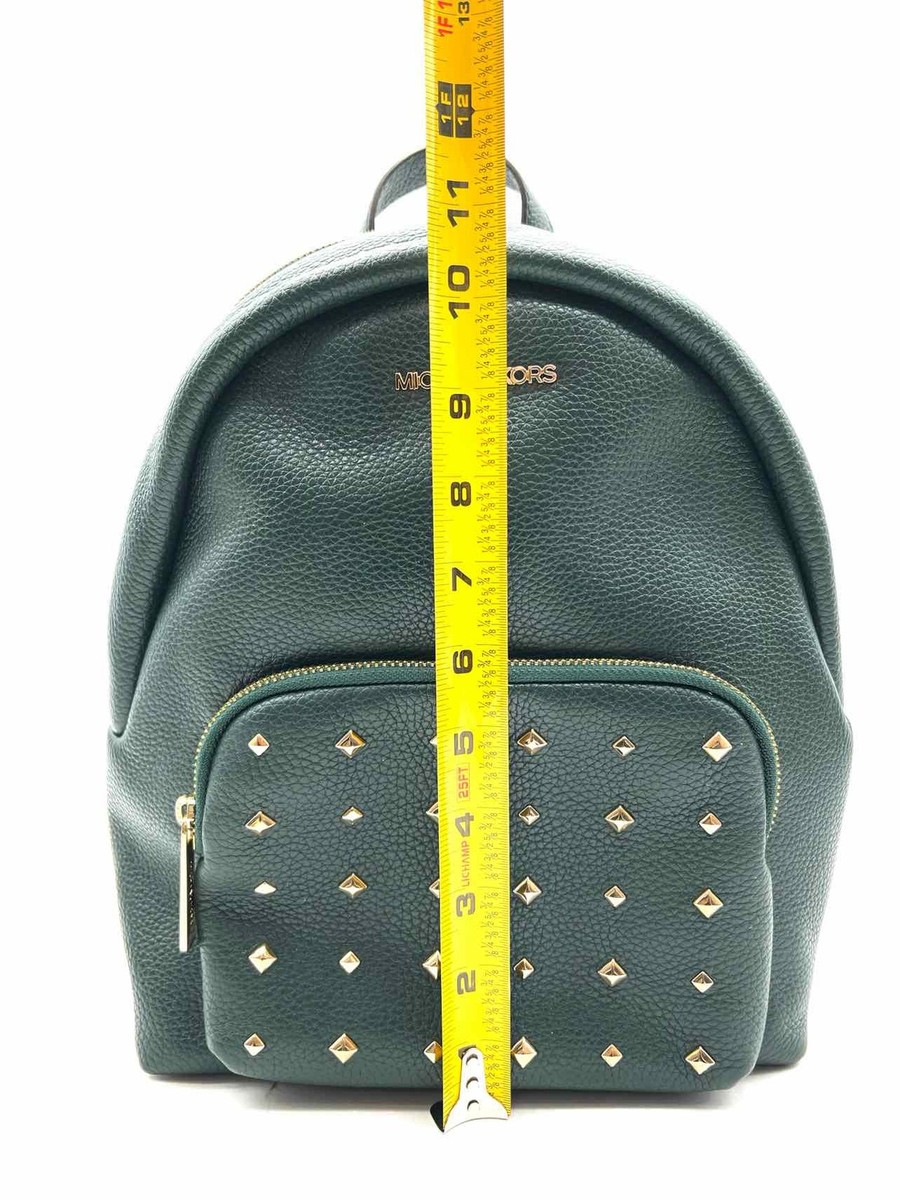 Michael Michael Kors Forest Green/Gold Studded Leather 