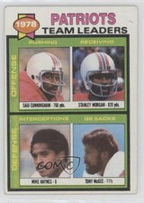 1979 Topps Team Leaders Sam Cunningham Stanley Morgan Mike Haynes ) #76 HOF 0z0n